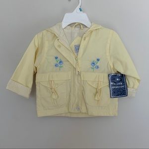 Basic Editions Water Resistant Yellow Jacket Girl